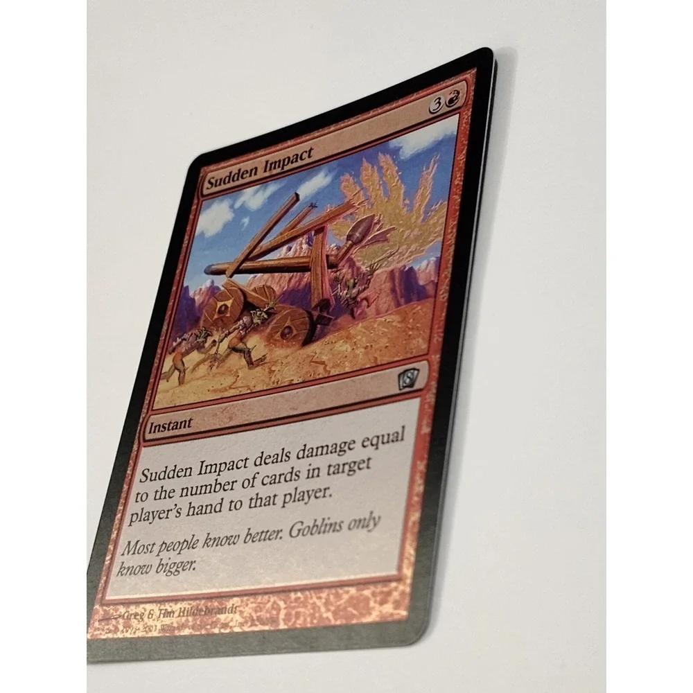 MTG Sudden Impact‎ FOIL Uncommon🌋RED MOUNTAIN Eighth Edition 266 - SEE PICS📸